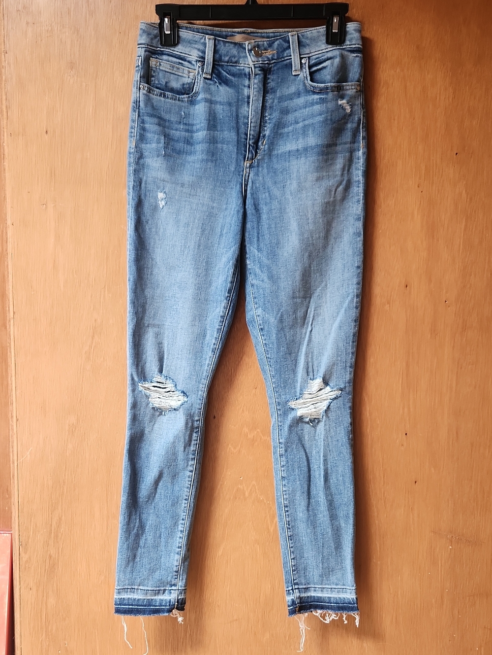 Joe's Jeans Light Blue Distressed Skinny Jeans